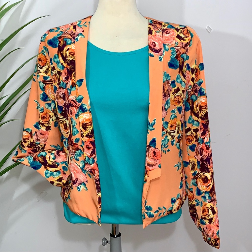 Under Skies Anthropologie Drape Blazer